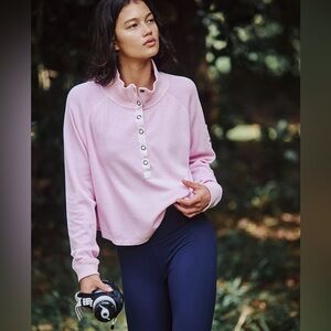 Free People Movement So Fly Henley in Powder Pink size Small